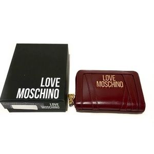 Love Moschino Gold Logo Zip-Around Wallet 
NWT